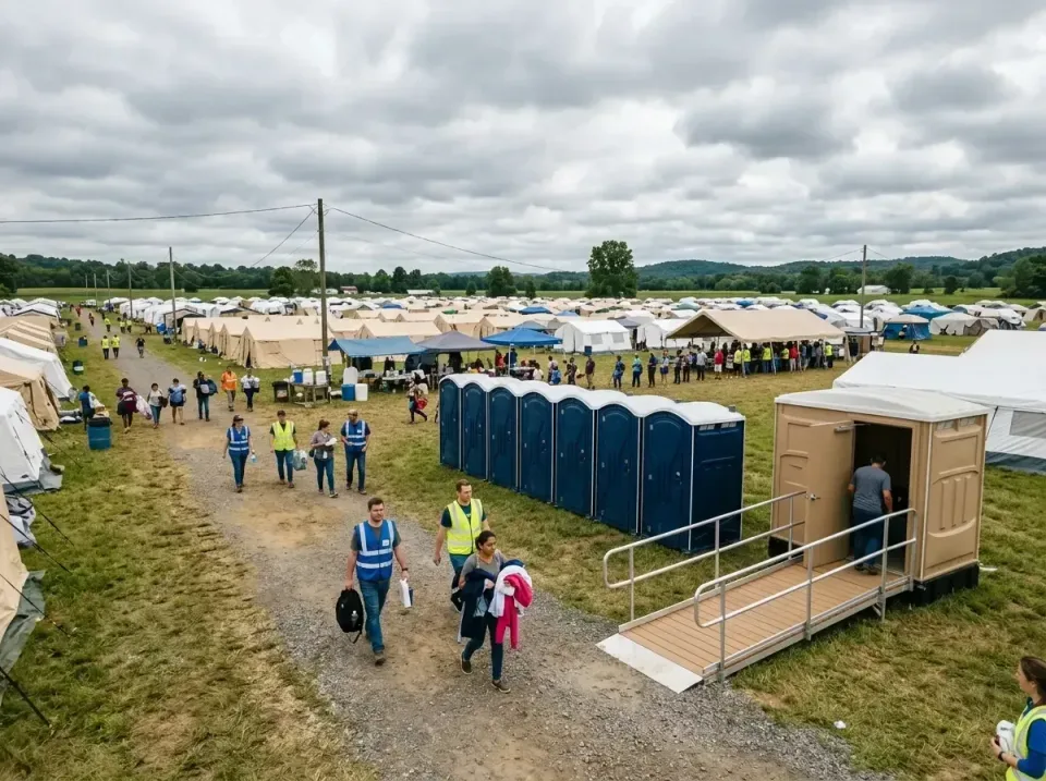 disaster-relief-camp-restrooms-010 — frequently asked questions, Dumpster & Portable Bathrooms Rental in Kimberling City, MO